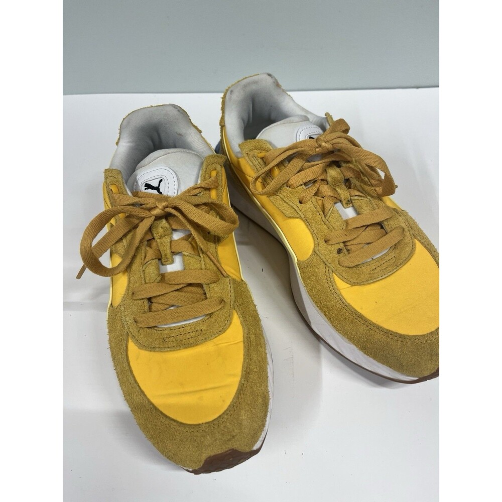 PUMA Shoes Wild Rider Mineral Yellow 581595-02 Size 7 Mens Sneakers Gold